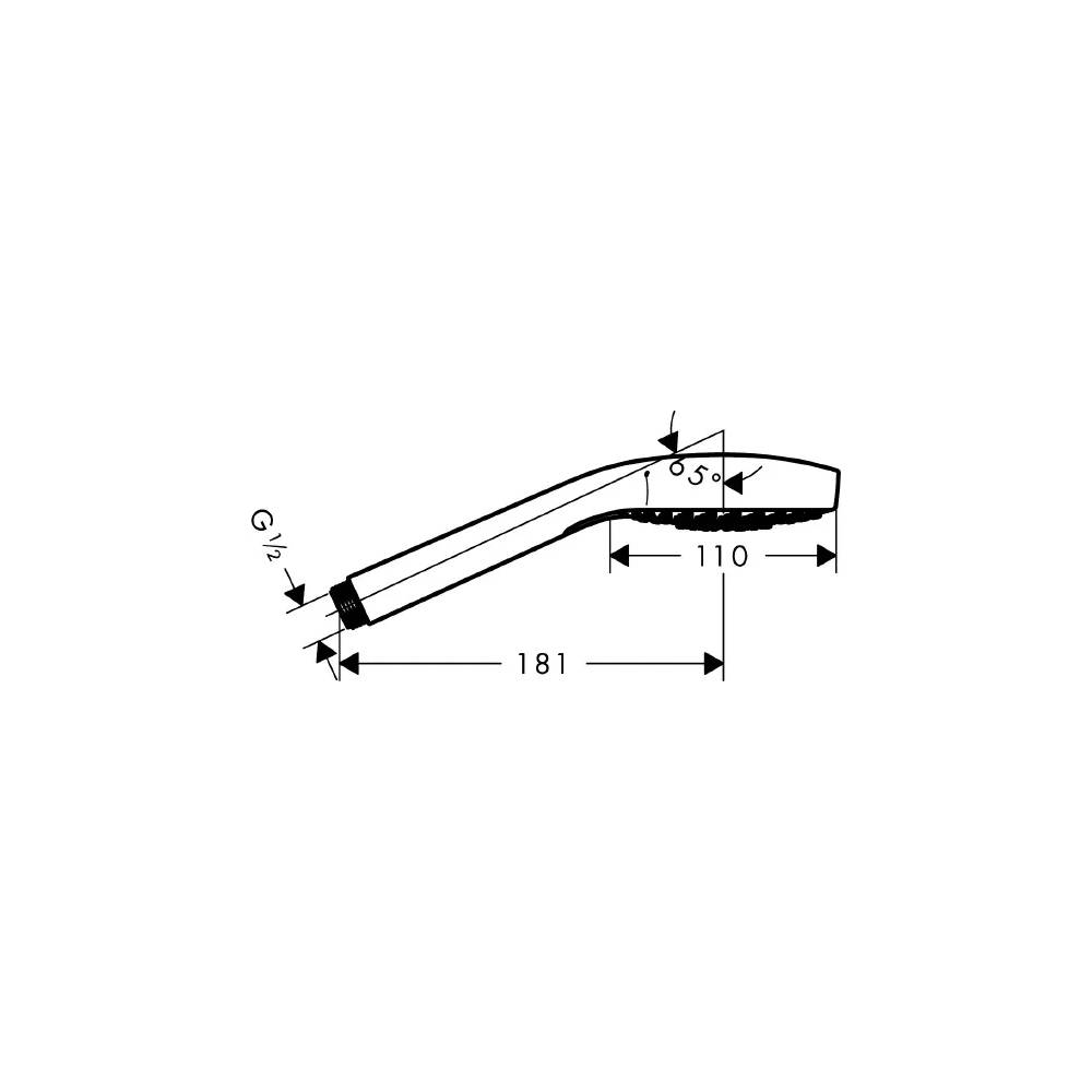 "Hansgrohe" rankinis dušas "Croma 110 Select S Multi" HS 26800400