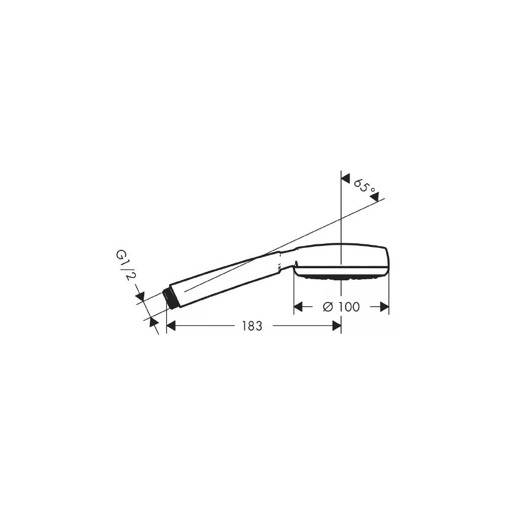 "Hansgrohe" rankinis dušas "Crometta 100 1jet" 26825400