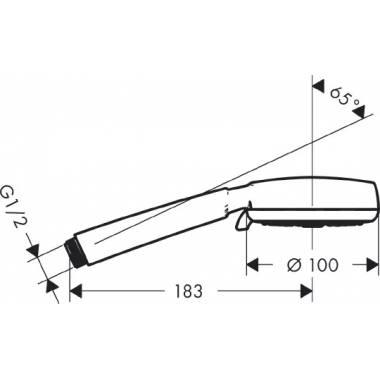 "Hansgrohe" rankinis dušas "Crometta 100 Vario" 26824400