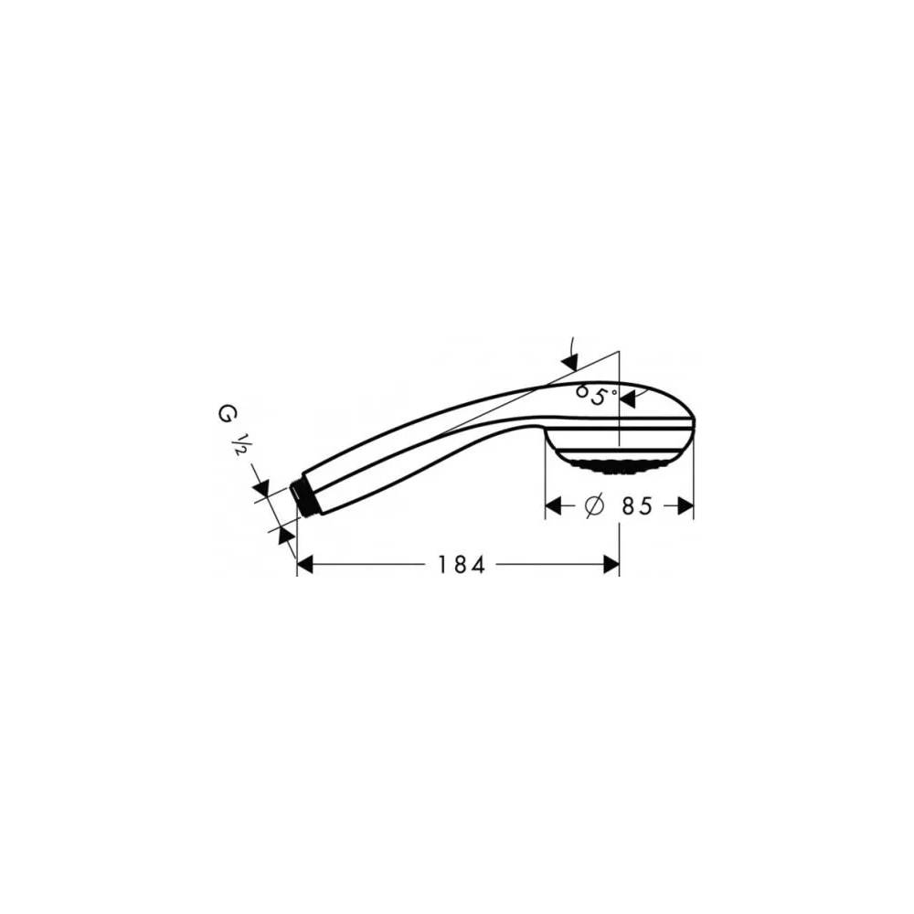 Hansgrohe rokas duša Crometta 85 1jet Green 28561000