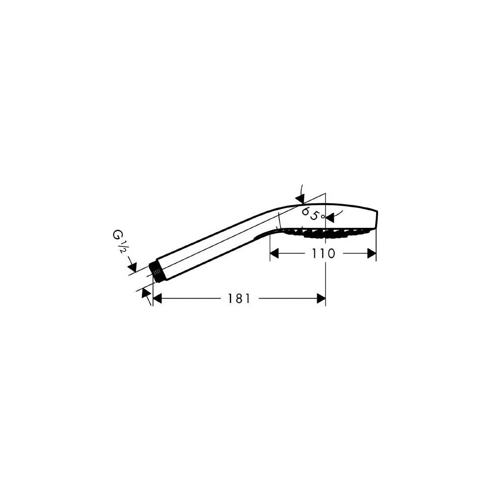 "Hansgrohe" lietaus dušas "Croma 110 Select E Multi" HS 26810400