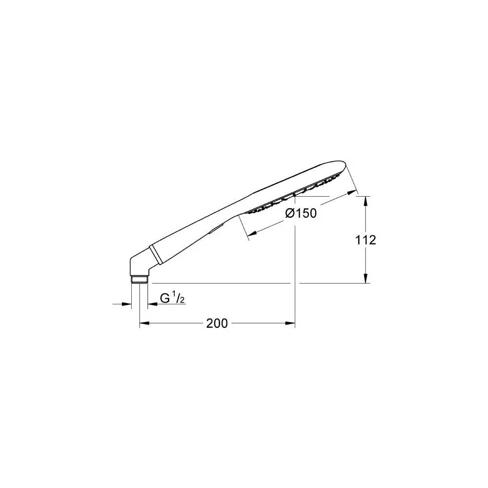 "Grohe" lietaus dušas "Rainshower Icon" 27639000