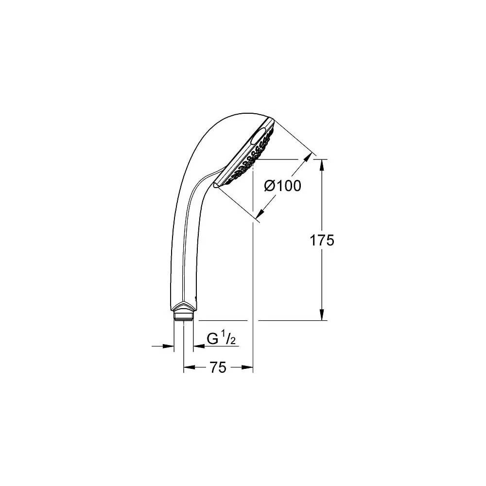 "Grohe Relexa Trio" rankinis dušas 28793000