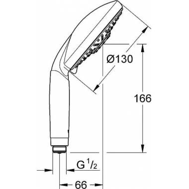 Grohe rokas duša Rainshower Classic 28764000