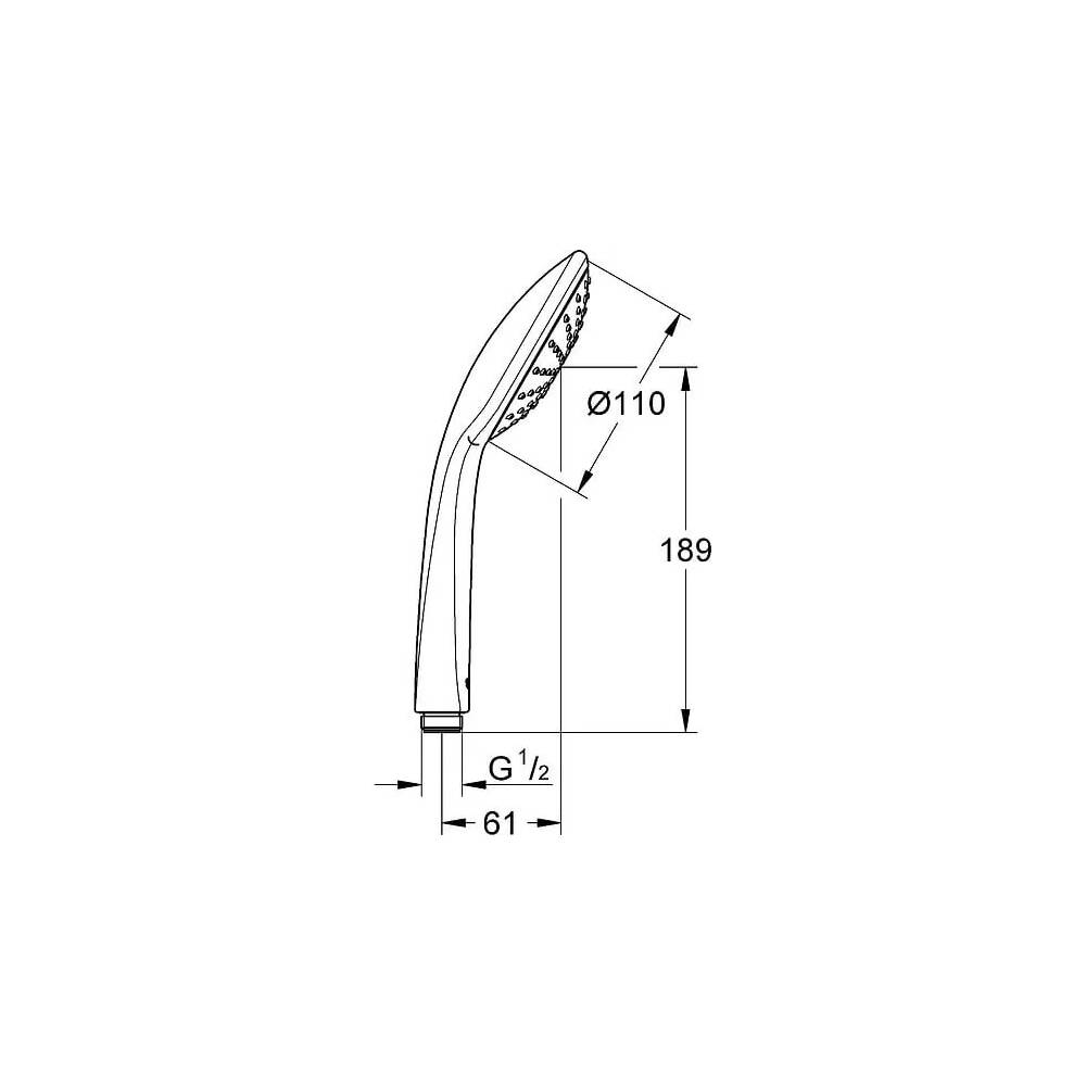 "Grohe Euphoria Mono" rankinis dušas 27265000