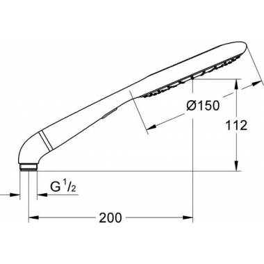 "Grohe" lietaus dušas "Rainshower Icon" 27276000