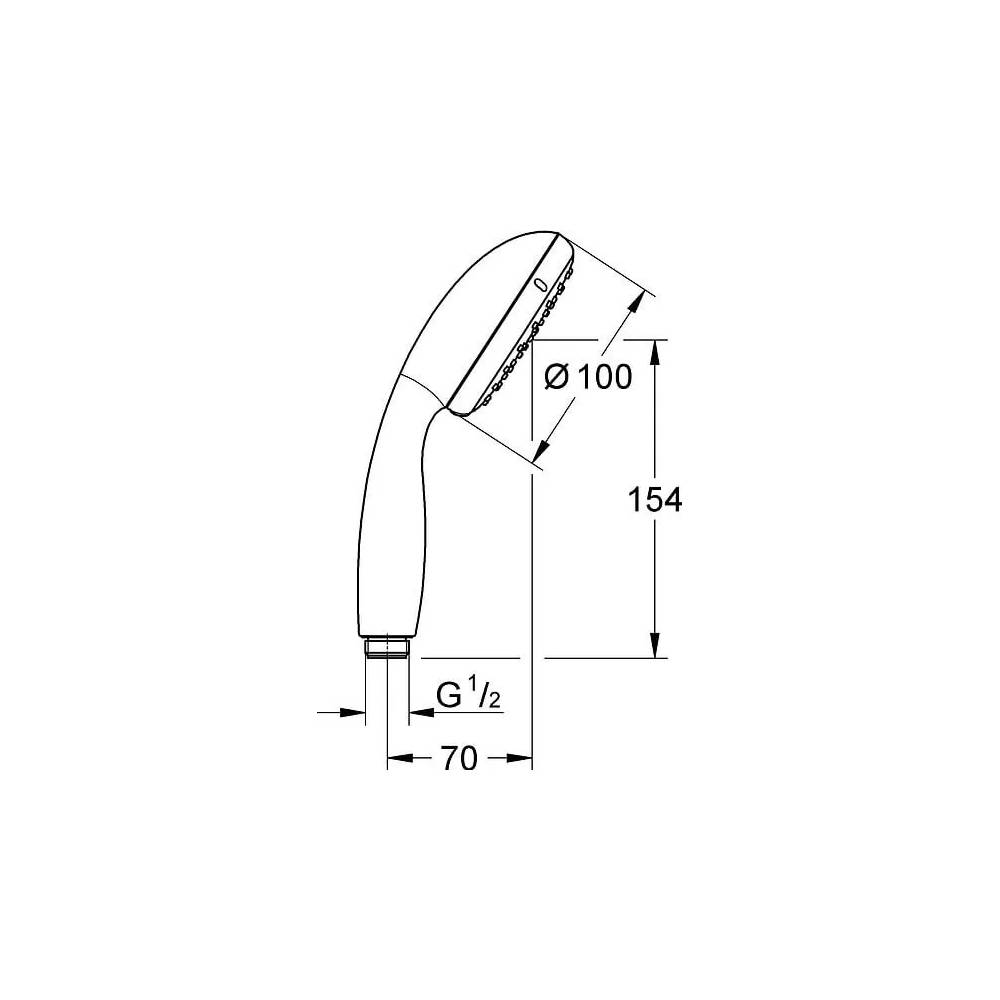 "Grohe" rankinis dušas Tempesta New 2759710E