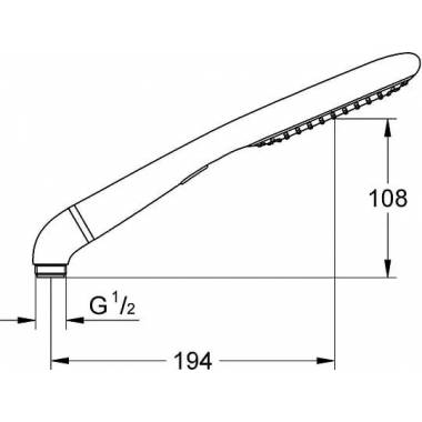 "Grohe" rankinis dušas "Rainshower Eco" 120 27274000