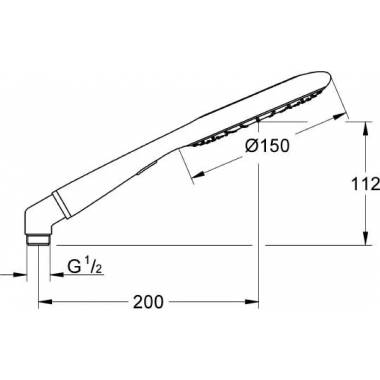 "Grohe" lietaus dušas "Rainshower Icon" 27628000