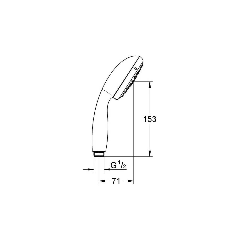 "Grohe" rankinis dušas "New Tempesta" 28419002