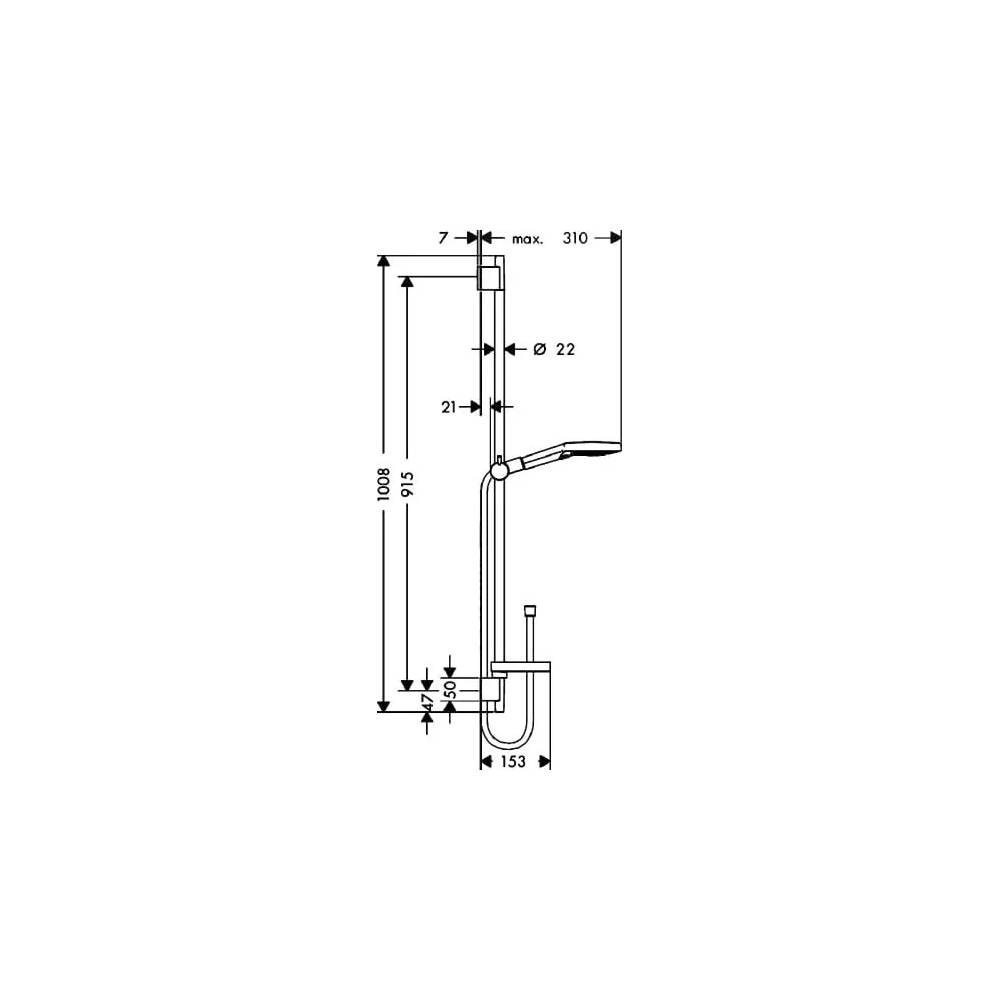 "Hansgrohe" dušo rinkinys "Raindance Select S 120 3iet 26631000