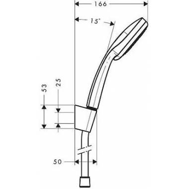 "Hansgrohe" dušo rinkinys "Croma 100 Multi" 27593000