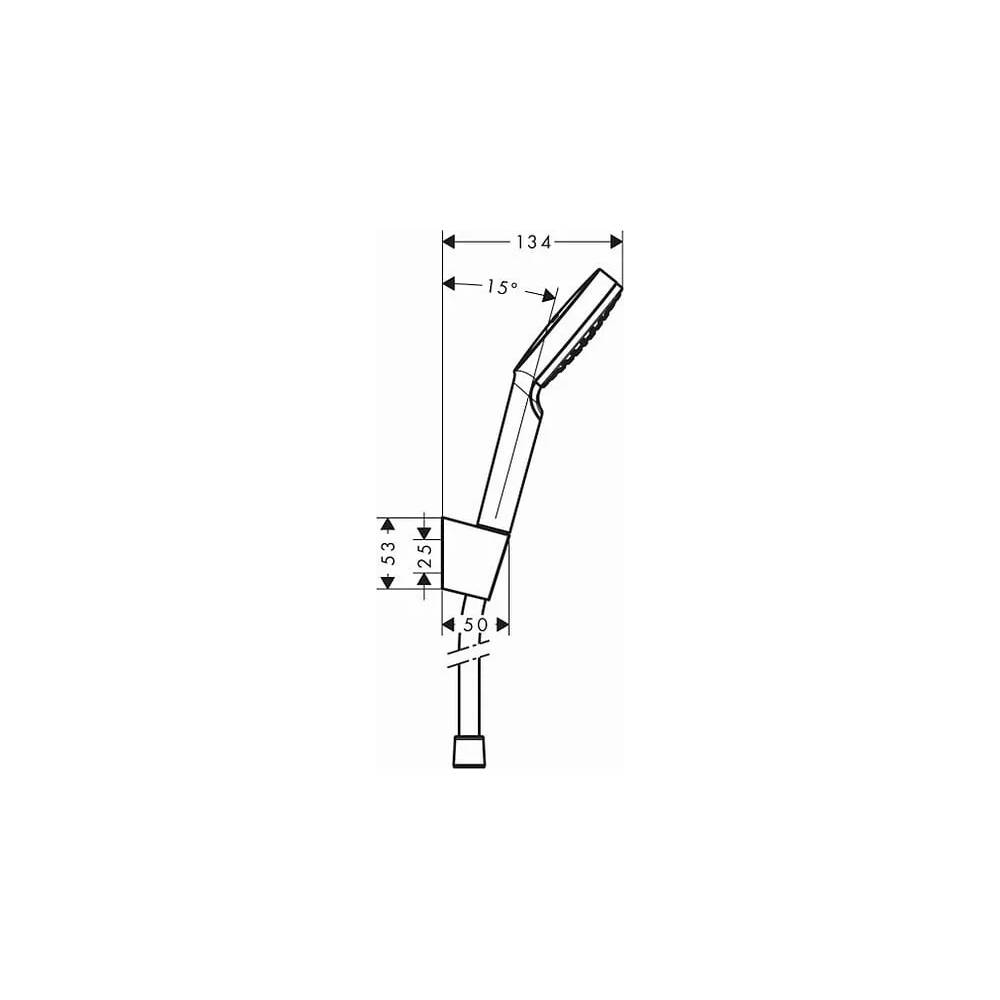 "Hansgrohe" dušo rinkinys "Crometta 1jet" 1,60 m 26567400