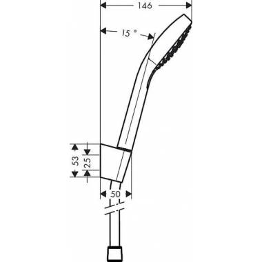 "Hansgrohe" dušo rinkinys "Croma Select E Vario