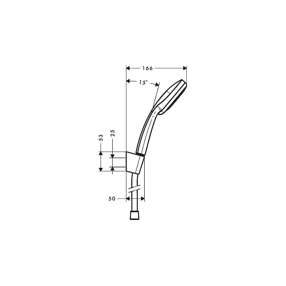 "Hansgrohe" dušo rinkinys "Croma 100 Vario" 27592000