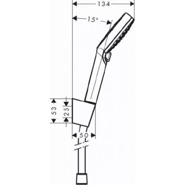 "Hansgrohe" dušo rinkinys "Crometta Vario EcoSmart" 26694400