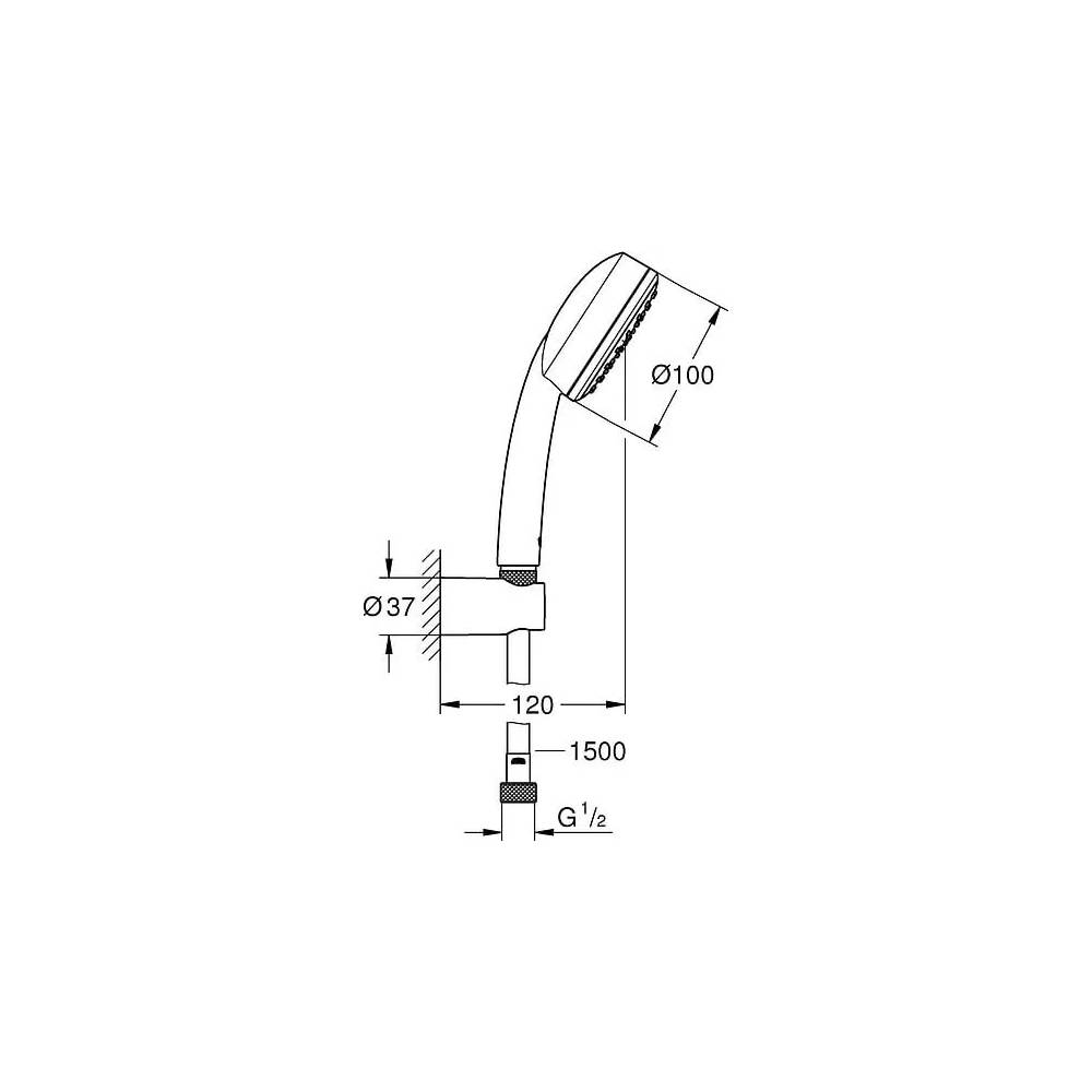 "Grohe" dušo rinkinys "Tempesta Cosmopolitan" 26084002