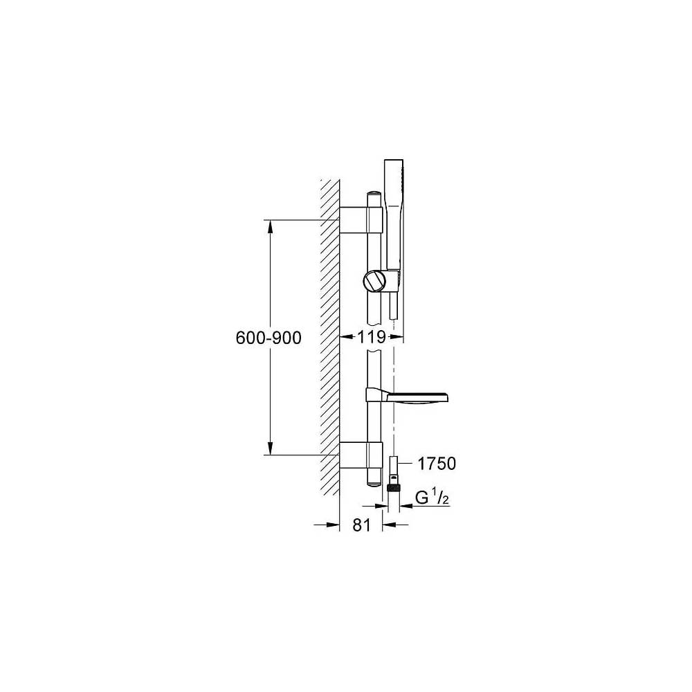 "Grohe" dušo rinkinys "Euphoria Cosmopolitan" 27368000