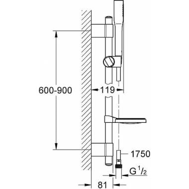 "Grohe" dušo rinkinys "Euphoria Cosmopolitan" 27368000