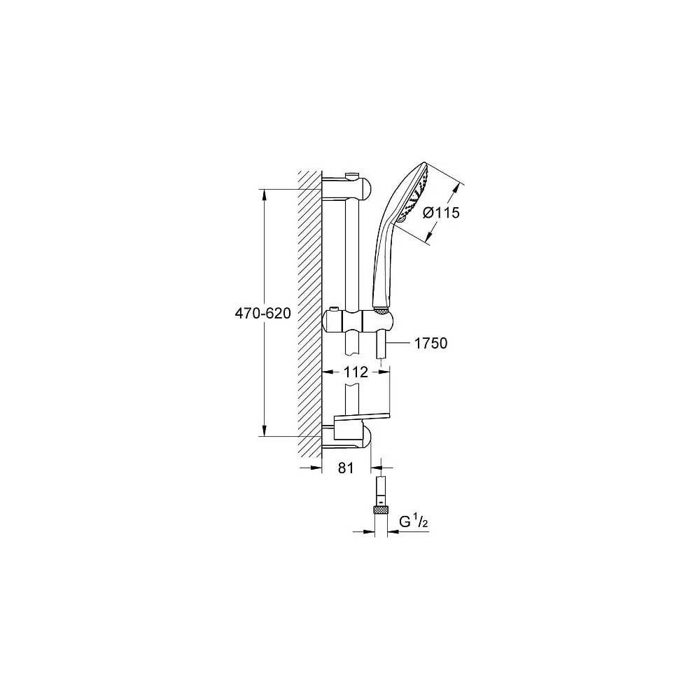 Grohe dušas komplekts Euphoria 110 Duo 27230001