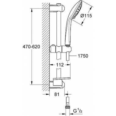 Grohe dušas komplekts Euphoria 110 Duo 27230001