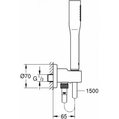 "Grohe" dušo rinkinys "Euphoria Cosmopolitan" 26404000