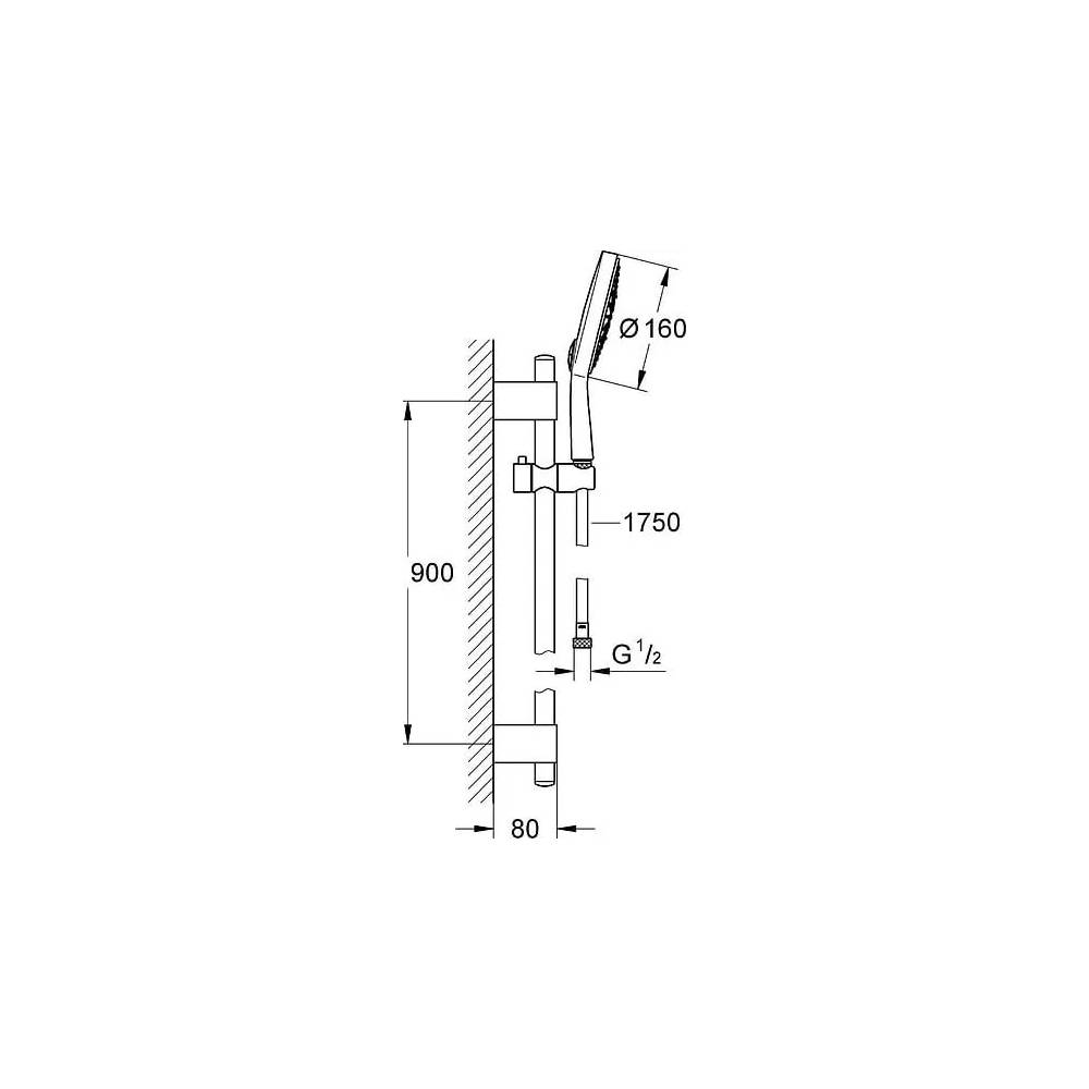 "Grohe" dušo rinkinys "Power&Soul Cosmopolitan" 160 27746000