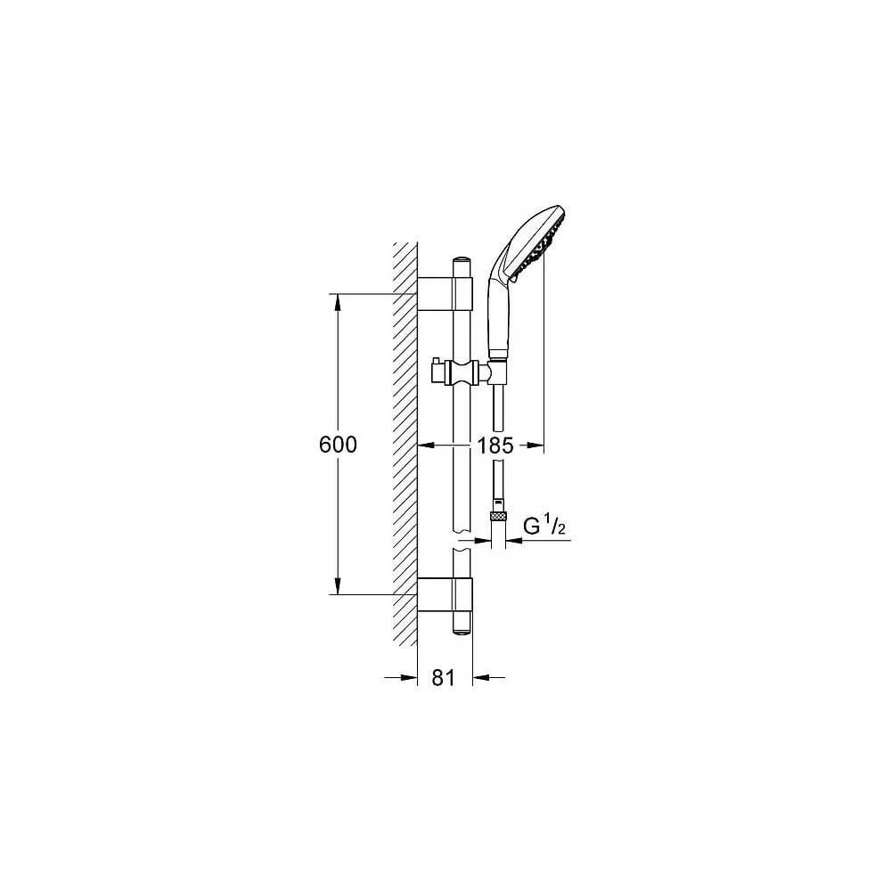 "Grohe" dušo rinkinys "Rainshower Classic" 28767001