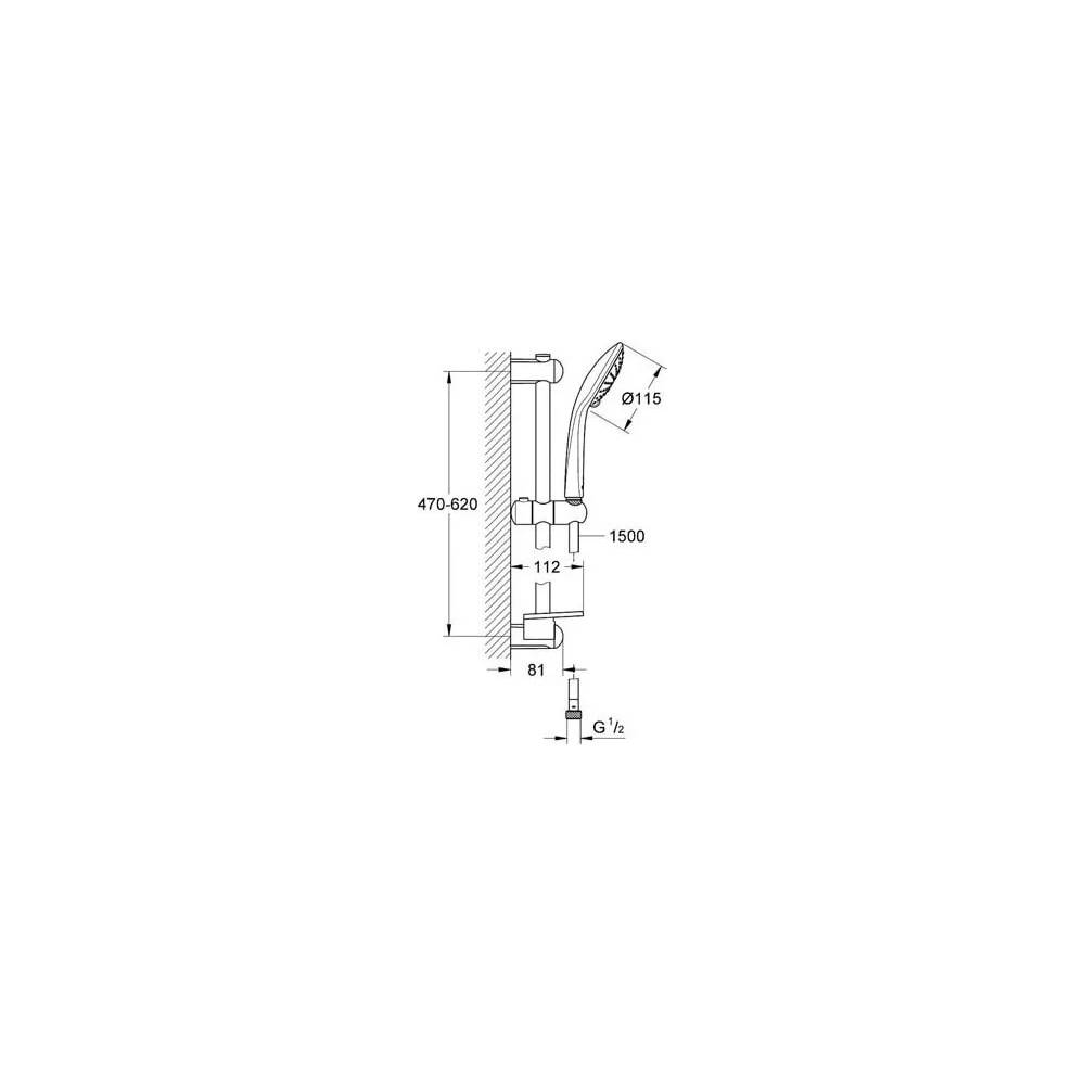 Grohe dušas komplekts Euphoria 110 Duo 27242001