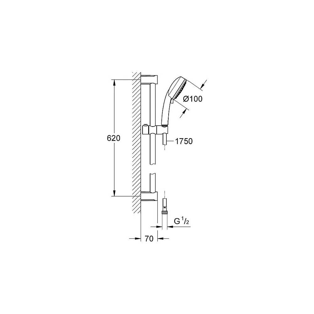 "Grohe" dušo rinkinys "New Tempesta Cosmopolitan" 27929002