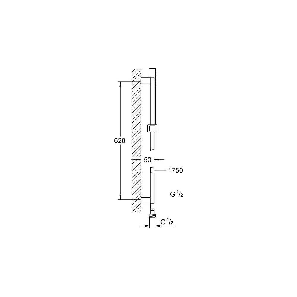 "Grohe" dušo rinkinys "Eurocube" 27936000