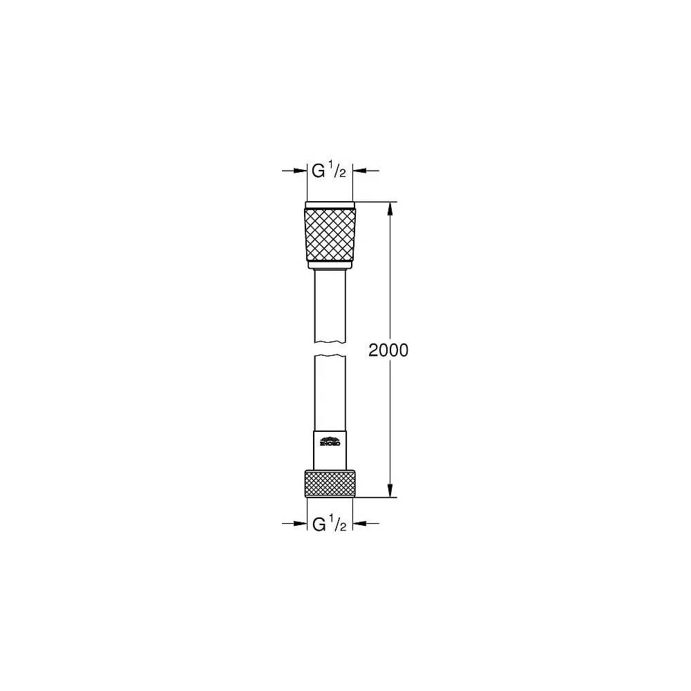 "Grohe" dušo žarna "Rotaflex" 28413001