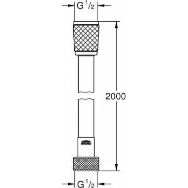 "Grohe" dušo žarna "Rotaflex" 28413001