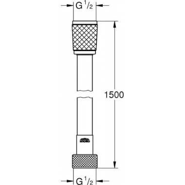 "Grohe" dušo žarna "Relexaflex" 28151L01