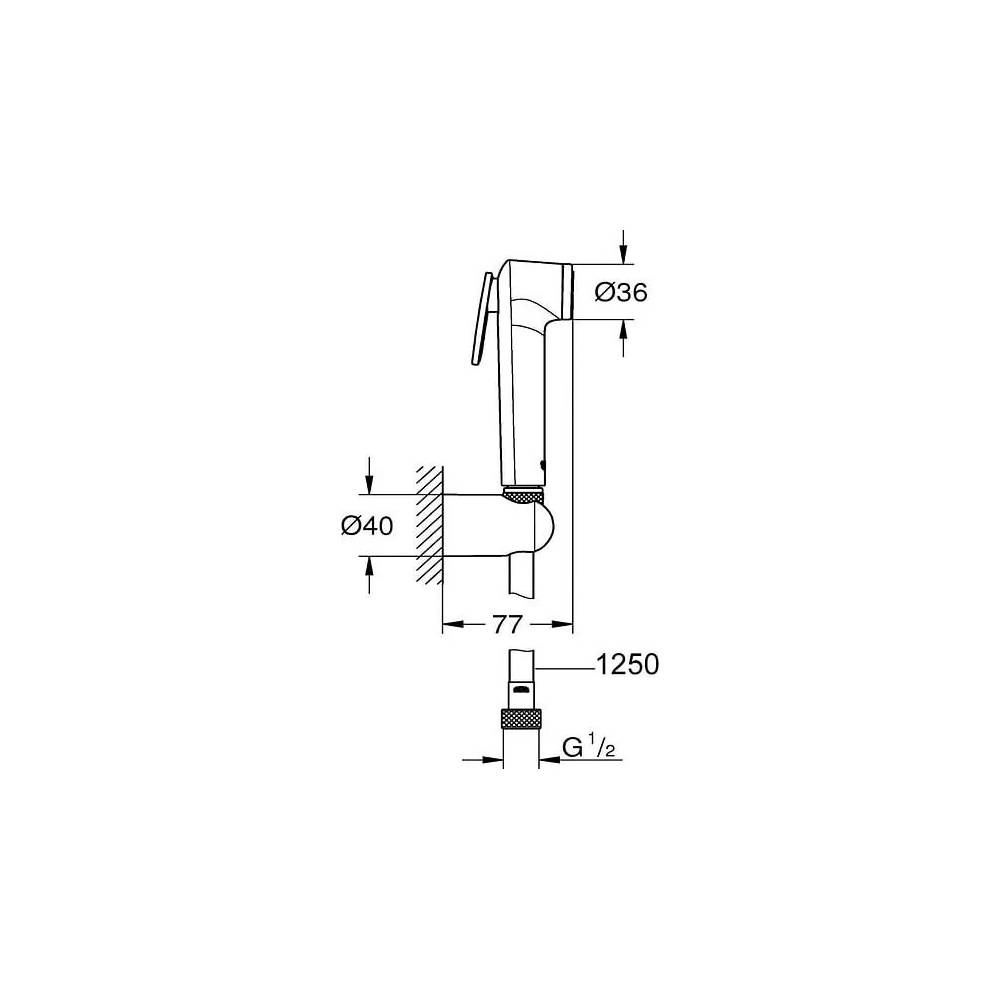 "Grohe" higieninis dušas "Tempesta-F" 27812IL1