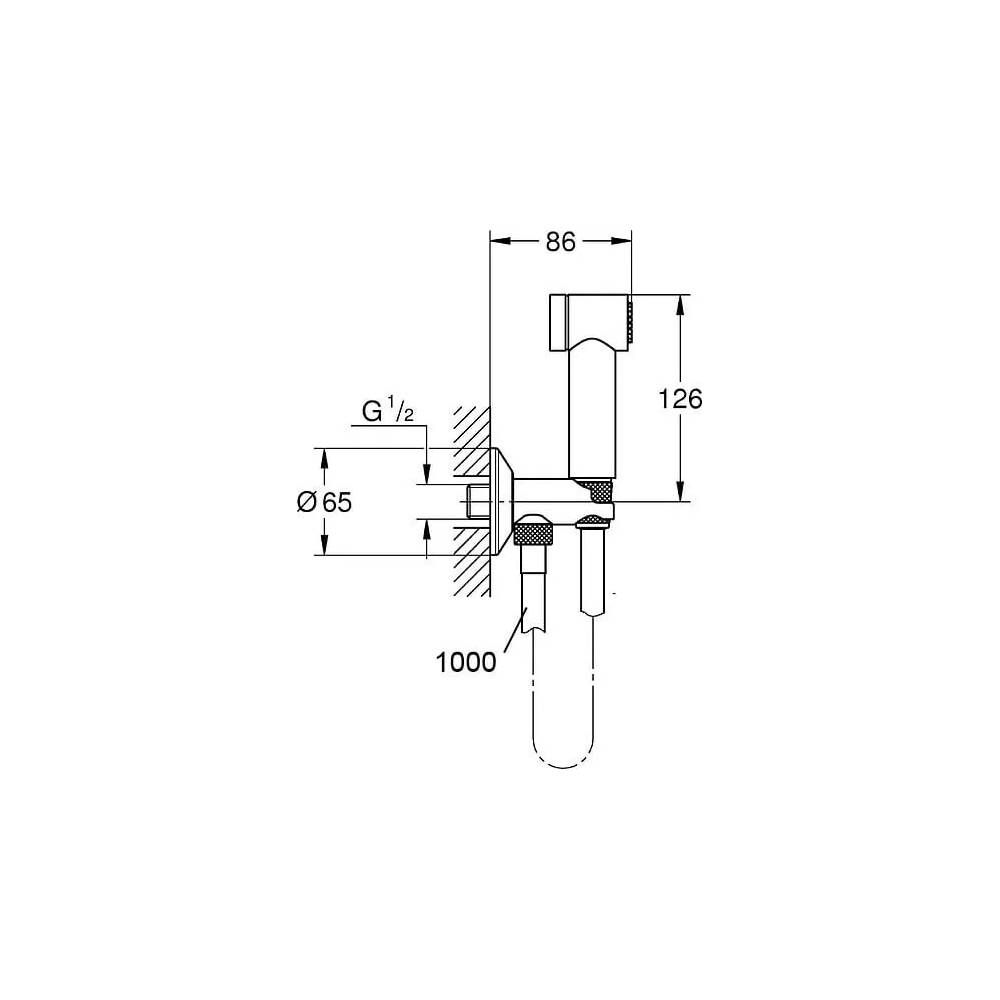 "Grohe" higieninis dušas "Sena Trigger Spray" 35 26329000