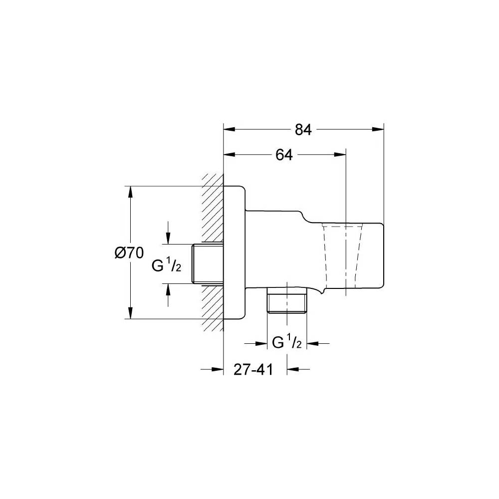 "Grohe" higieninis dušas BauLoop 124895