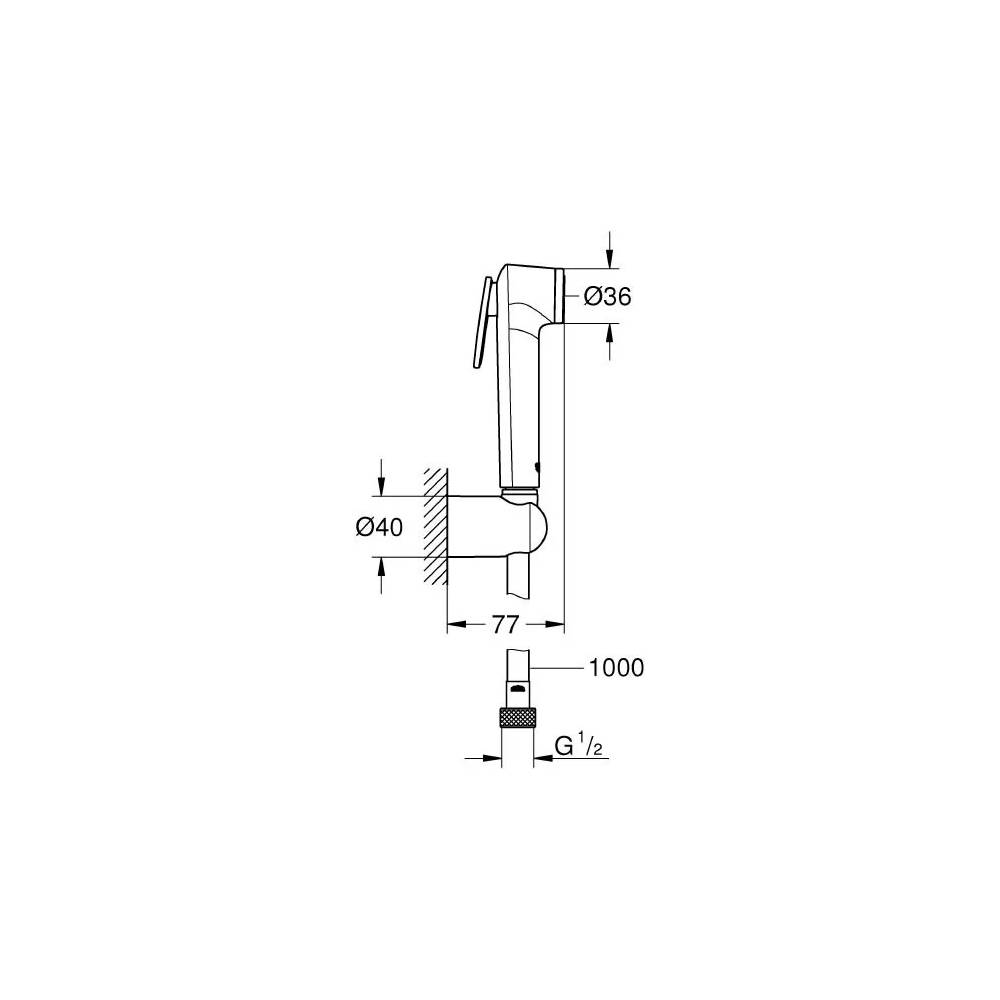 "Grohe" higieninis dušas "Tempesta-F" 26355IL0