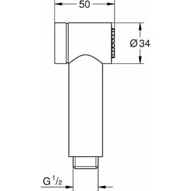 "Grohe" higieninis dušas "Sena Trigger Spray" 35 26328000