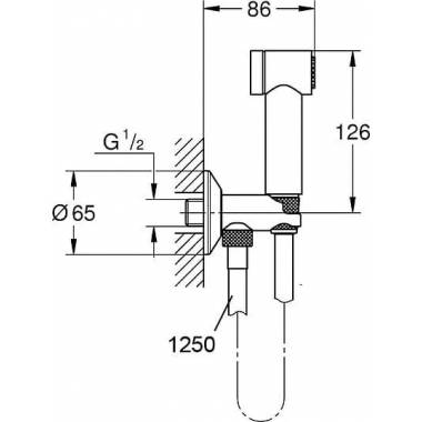 "Grohe" higieninis dušas "Sena Trigger Spray" 35 26332000