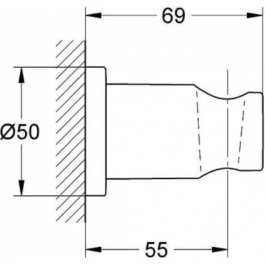 "Grohe" dušo kabinos "Rainshower" 27074LS0