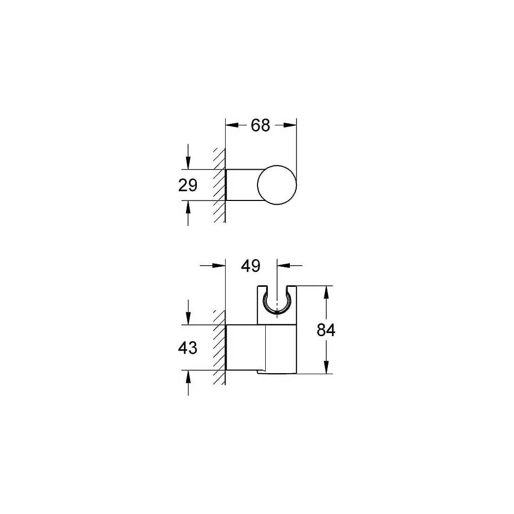 "Grohe" dušo kabinos "Rainshower" 27055000