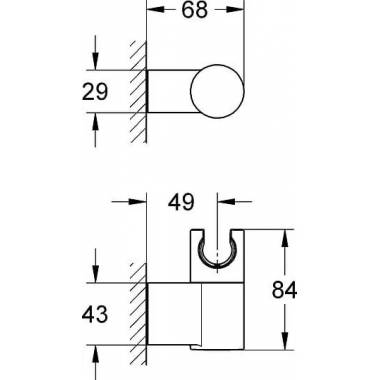 "Grohe" dušo kabinos "Rainshower" 27055000