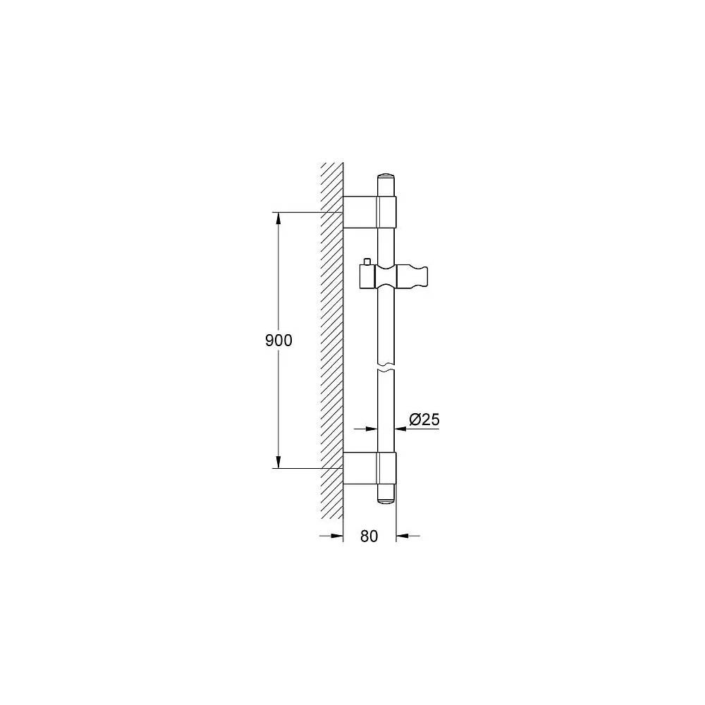 "Grohe Power&Soul" dušo baras 27785000