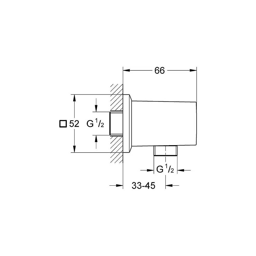 "Grohe" dušo lizdas "Allure Brilliant" 27707000