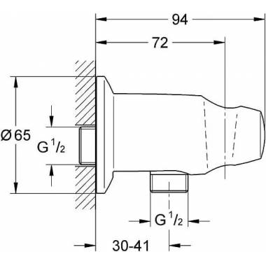 "Grohe" dušo lizdas "Movario" 28406000