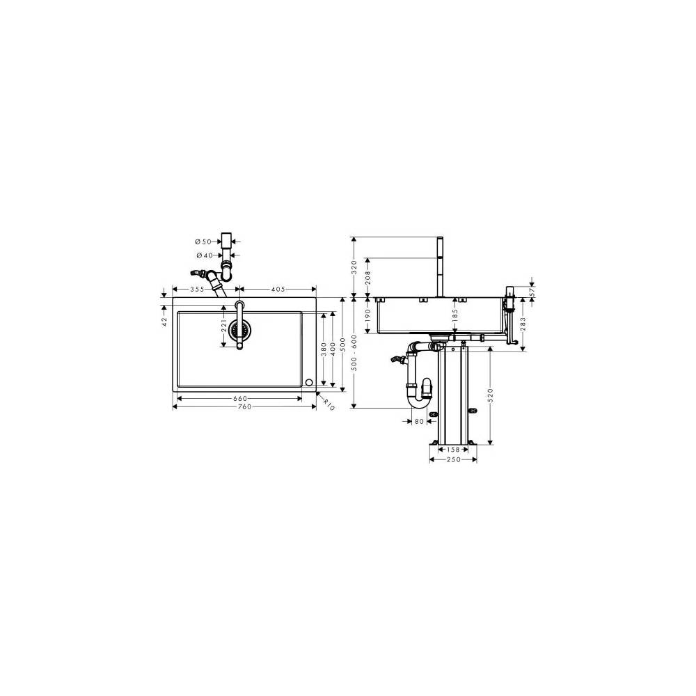 Sukomplektuota: Hansgrohe C71-F660-08 43202800