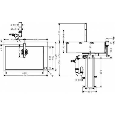 Sukomplektuota: Hansgrohe C71-F660-08 43202800