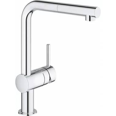 Komplektas: Grohe Minta 31573SD0 Virtuvės kriauklė K500 31571SD0 + maišytuvas Mint 32168000