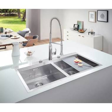 "Grohe" virtuvės kriauklė K800 31585SD0